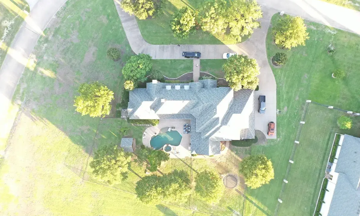 New shingle roof installation on a home in Fredericksburg